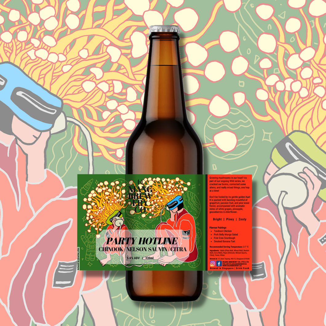 Party Hotline - Chinook / Nelson Sauvin / Citra IPA (5.6% ABV)