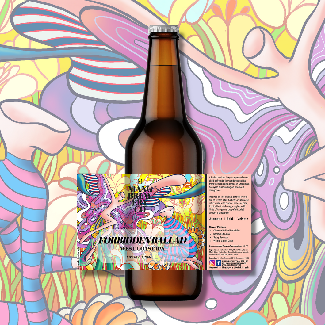 Forbidden Ballad - West Coast IPA (6.5% ABV)